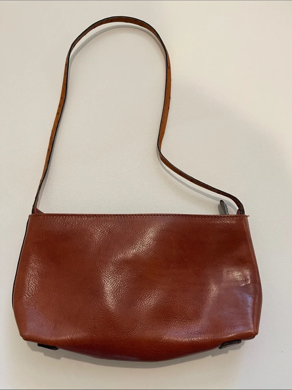 Modi Genuine Brown Leather Shoulder Bag